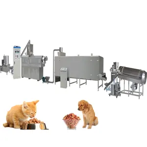 Sıcak satış otomatik köpek maması imalat makineleri hayvan yemi pelet makinesi
