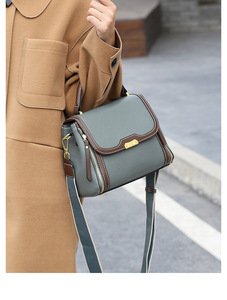 Nuevo Bolso de Mano de Diseño Cruzado de Moda, Bolso de Cuero Genuino Real, Bolsos de Mujer de Marca, Bolsos de Piel de Vaca para Chicas - Product Image 3