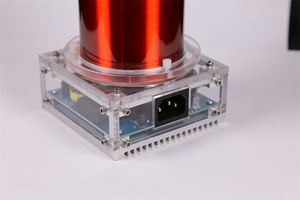 AC110-240V SSTCミュージックテスラコイルDIY仕上げ高周波発生器250Wアーク長20cm点火雷モデル - Product Image 3