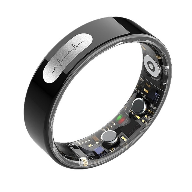 ER08 Smart Ring Heart Rate Blood Oxygen Sleep Monitoring AI Analysis Sports Tracking Magnetic Charging Android IOS