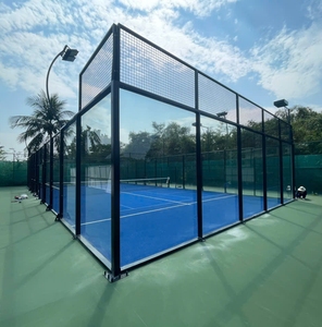 โรงงานผลิตสนามแพเดิลเทนนิสมาตรฐาน ISO 9001 รับประกันคุณภาพ โรงงานผลิตอุปกรณ์แพเดิล ส่งออกโดยตรง B2B แบรนด์ชั้นนำ - Product Image 1