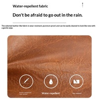 Sacs à bandoulière pour hommes de haute qualité, multifonctionnels, en PU, couleur unie, verticaux, imperméables et antivol, vente en gros