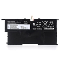Baterai Laptop Li-ion 4 Sel 15.0V 45Wh Pengganti untuk Lenovo ThinkPad X1 Carbon Gen 2 Gen 3 45N1702