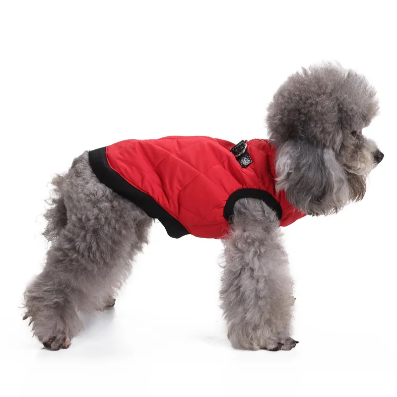 Großhandel Haustier Wadded Jacke Soft Dog Coat Licht Down Hund Winter Weste Mantel XS-XL Größe