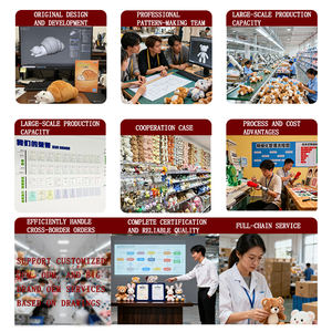 Peluche ours en peluche super douce, petite taille, pour mariage, fête, rembourrage en coton PP, sac OPP, tailles personnalisées, anti-stress - Product Image 6