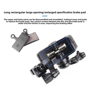 Freio a Disco Mecânico Premium para Bicicleta de Montanha - Caliper de Freio a Disco MTB Ativado com Pastilhas de Resina - Product Image 2