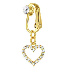 Gioiello <span class=keywords><strong>ombelico</strong></span> anello orecchino zircone <span class=keywords><strong>farfalla</strong></span> a forma di cuore Non penetrante finto <span class=keywords><strong>ombelico</strong></span> <span class=keywords><strong>Piercing</strong></span> finto ventre forcing Clip su - Product Image 3