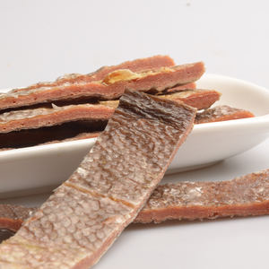 Directo de fábrica, piel de pescado seca al aire, tratamiento de dientes para perros ricos en aceite de pescado, bocadillo para perros, piel de pescado y carne de salmón - Product Image 2