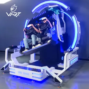 Machine à œufs de réalité virtuelle pour enfant, avec Rotation à 360 degrés, Vr 9D, 2 sièges, parc d'attractions, réalité virtuelle, multijoueur