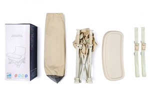 Chaise haute pliable pour bébé, chaise d'alimentation légère pour enfants, siège portable pour tout-petits, pour salle à manger et voyage - Product Image 5