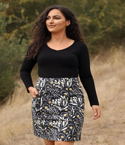 Falda de Mujer de Alta Calidad con Estampado Floral, 100% Algodón, Diseño Suave y Ligero, Cintura Alta, Largo Midi, Estilo Casual para Verano - Product Image 6
