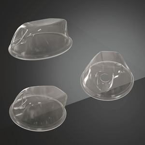 Cubierta Acrílica Semiesférica Termoformada al Vacío, de Pared Gruesa, Transparente, Protectora Contra el Polvo, Fabricación Personalizada - Product Image 1