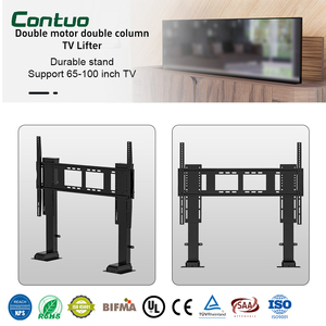Soporte de <span class=keywords><strong>TV</strong></span> Motorizado Inteligente con Control Remoto Invisible, Soporte de Elevación de Acero, Material de Acero, 65-100 Pulgadas, VESA Personalizable para - Product Image 1