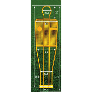 Maniquí de Fútbol Barret de 180 cm, de Plástico, Flexible, Seguro y Ligero para Entrenamiento - Product Image 1