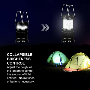 ไฟแคมป์ปิ้ง 30LED แบบพับได้ ความสว่างสูง ใช้ถ่าน AA แขวนในเต็นท์ได้ - Product Image 6