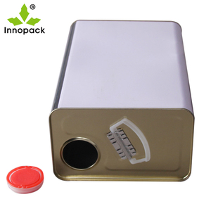 Lata de motor cuadrado de grado alimenticio personalizada de fábrica, embalaje de aceite de oliva virgen Extra <span class=keywords><strong>Rectangular</strong></span>, lata de pintura metálica, lata de aceite - Product Image 6