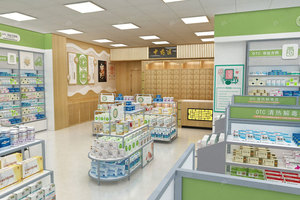 04-XDZYS010 meubles d'affichage de magasin de pharmacie <span class=keywords><strong>vitrine</strong></span> de magasin de médecine flambant neuf pour la conception de magasin de pharmacie - Product Image 5