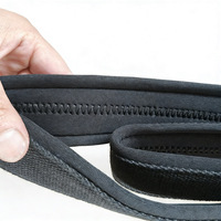 Sangle de yoga double boucle premium, ergonomique, en nylon écologique, pour étirements à domicile