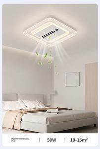 Hiện đại LED quạt trần không cánh thiết kế 42 inch DC động cơ điều khiển từ xa hiện đại phòng khách phòng ngủ Trần người hâm mộ - Product Image 6