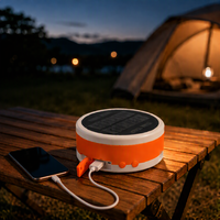 Multifunktionale Solar-Campinglaterne IP64 Wasserdicht USB-Aufladbare LED-Lichterkette mit Powerbank für den Außenbereich