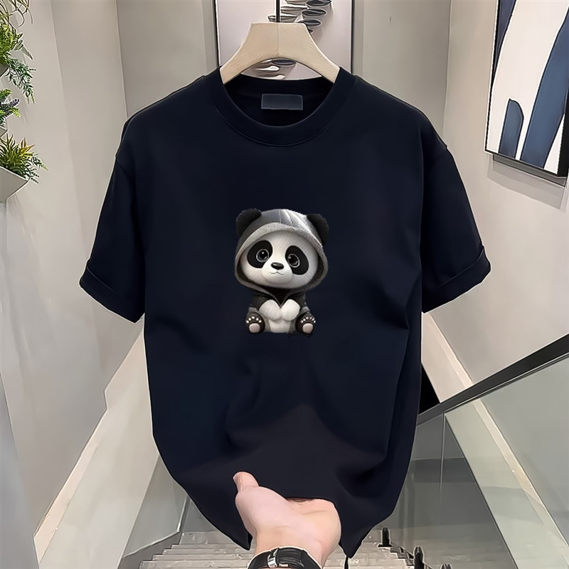 Black k911 hat panda mens outfit-street style-long