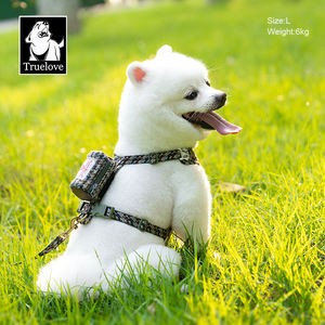Ensemble Harnais Anti-Traction Portable et <span class=keywords><strong>Laisse</strong></span> pour <span class=keywords><strong>Chien</strong></span> Truelove avec Sac à Déjections – Accessoires de Luxe de Haute Qualité pour Animaux de Compagnie – Gilet de Promenade <span class=keywords><strong>en</strong></span> Tweed pour Chat - Product Image 1