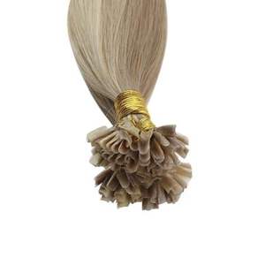 Wholesale Keratin <b>Color</b> U Tip <b>Hair</b> Extensions Human <b>Hair</b> Natural Silky Straight U Tips <b>Hair</b> Extensions - Product Image 2