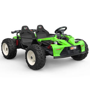 Mobil listrik Buggy pantai berkendara 2 hingga 4 tahun, dengan 4 motor, hadiah Lampu & Musik geser plastik bertenaga baterai - Product Image 4