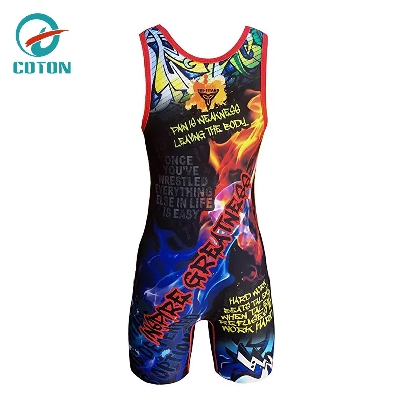 Cheap price top quality wrestling singlet blank