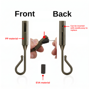 Juego de 3 Soportes Ajustables para Cañas de Pescar - Accesorio de Reposo para Cañas de <span class=keywords><strong>Carpa</strong></span>, Gancho de Cambio Acolchado de EVA para Rod Pod - Product Image 4