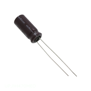 Condensador Original de Aluminio UPJ1H470MED, 47uF, 20%, 50V, Radial TH, 47 uF - Product Image 1
