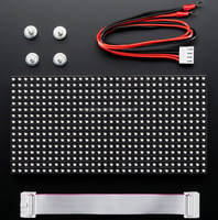 Módulo de Pantalla LED P6 Interior de 32x16 Píxeles, Matriz de Puntos a Todo Color, 6 mm