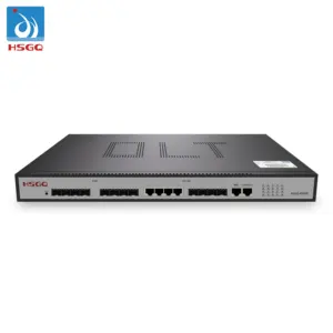 HSGQ-XE08R 10G EPON OLT 10 gb 8 PON端口OLT GEPON支持L3路由器/交换机光纤家庭olt