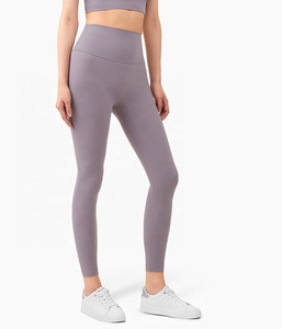 Leggings d'entraînement sans couture ensemble vêtements de sport de yoga taille haute pour femmes Leggings croisés à la taille - Product Image 6