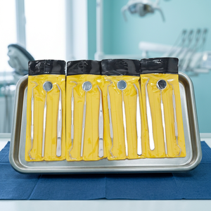 Ensemble d'instruments dentaires professionnels en acier, outils multiples, manuels, argentés, équipement chirurgical de classe I - Product Image 4