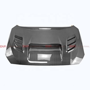 ฝากระโปรงหน้าคาร์บอนไฟเบอร์แท้ สำหรับ Subaru Impreza WRX STi S4 VAB VAF 2014-2018 รุ่น VRSA1 พร้อมช่องระบายอากาศ - Product Image 2