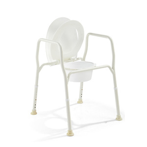 Foxconn Aluminum Welded <b>Commode</b> <b>Chair</b> Adjustable Portable 160kg Capacity For Elderly Pregnant Women - Product Image 3
