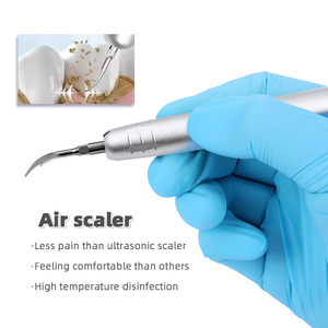 Scalatore d'aria dentale manipolo ad alta frequenza pneumatico <span class=keywords><strong>Scaler</strong></span> 2/4 fori di calcolo <span class=keywords><strong>Scaler</strong></span> 3 punte 135 ℃ autoclavabile - Product Image 2