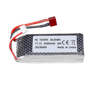 厂家直销 11.1V 3500mAh 30C 聚合物锂电池组 103495 双面遥控特技公路高速攀爬车 - Product Image 1