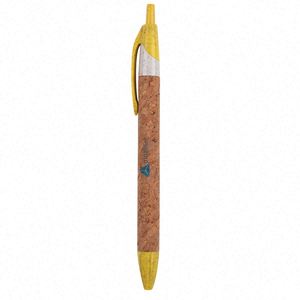 Advertising Ballpoint Pen Eco Friendly Recycled Paper Wheat Straw Pen - Product Image 4