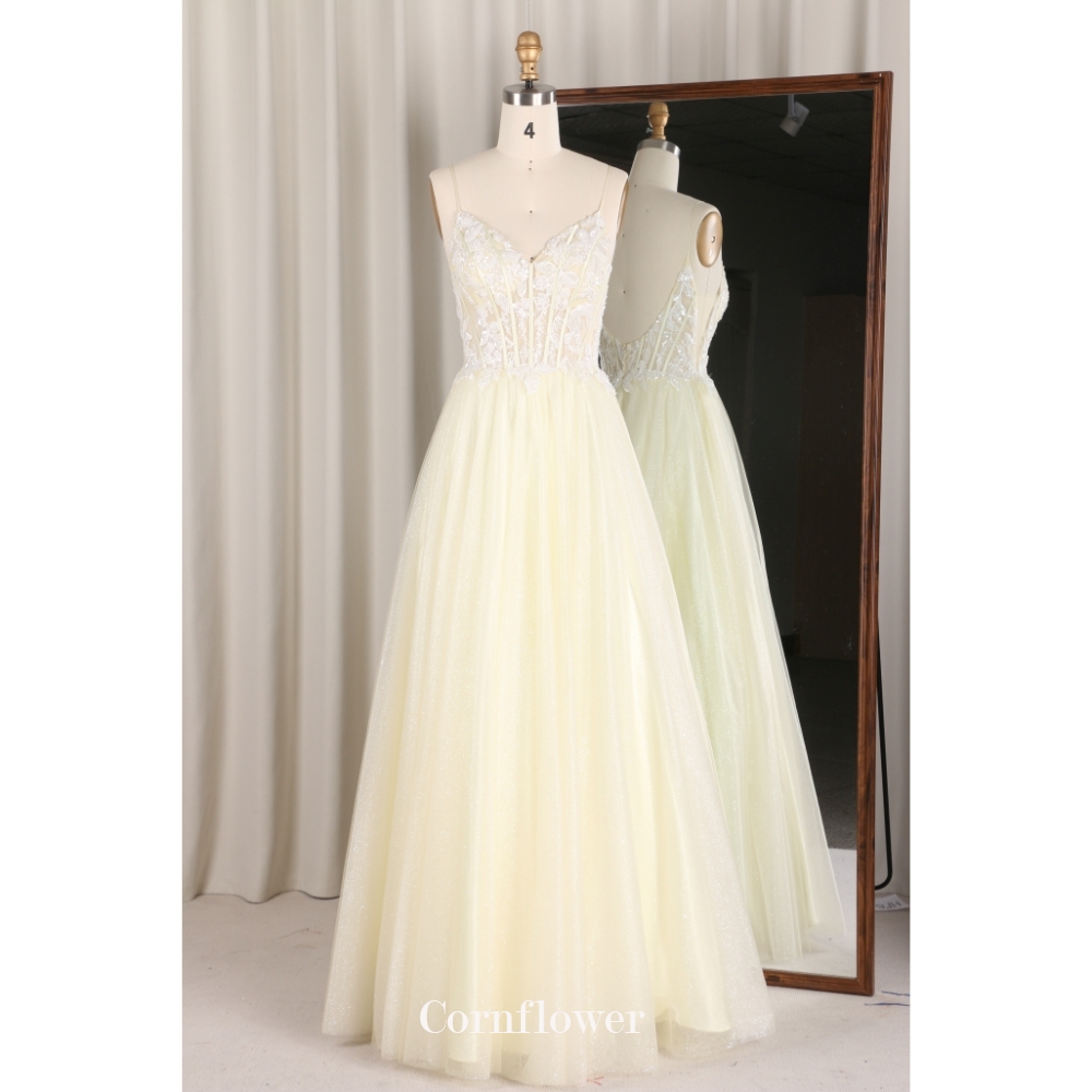 chinese dress ladies Light Green Yellow Gradient Ruffle Wedding Dress Layered Ball Gowns 23   Viniodress