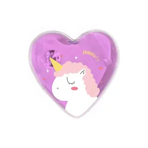 Cute Magic Instant Gel Heating Pad Heart Shaped Hand Warmer For Kids