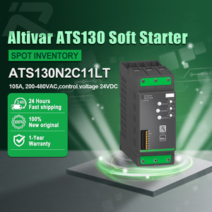 ซอฟต์สตาร์ทเตอร์ ATS130N2C11LT ของแท้ใหม่ 105A 200-480VAC แรงดันควบคุม 24VDC Altivar ATS130 ซอฟต์สตาร์ทเตอร์ ATS130N2C11LT - Product Image 1