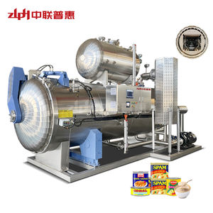 Acqua nebulizzata storta Autoclave inscatolamento sterilizzatore cibo rotante storta cibo inscatolamento sterilizzazione rotante - Product Image 2