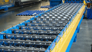 아제르바이잔 꽃무늬 유약 타일 지붕재 제조 기계 - Product Image 6