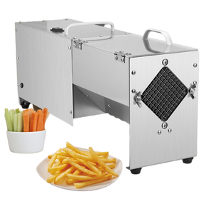 Коммерческая электрическая овощерезка из нержавеющей стали автоматическая машина для резки картофеля, редиса, огурцов и картофеля фри - Product Image 1