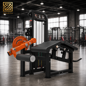 ZY Appareil 2-en-1 à charge par poulies pour soulevé de cuisse assis et <span class=keywords><strong>extension</strong></span> de jambe couché, équipement de musculation professionnel - Product Image 1