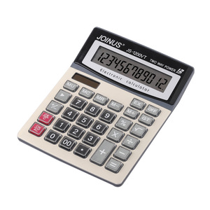 เครื่องคิดเลขพลังงานแสงอาทิตย์ Joinus Js1200Vt 12 หลัก ใช้พลังงานสองระบบ สำหรับสำนักงานและการเงิน - Product Image 3