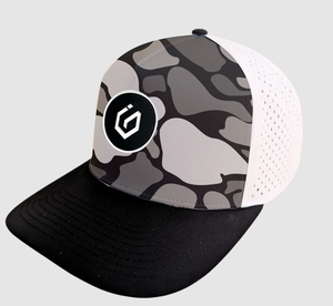 Gorra de Golf de 5 Paneles Personalizada de Alta Calidad con Parche de PVC/Goma con Logotipo, Secado Rápido, Impermeable, Transpirable, Diseño de Camuflaje de 2 Tonos - Product Image 4