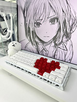 OEM ODM vente en gros 66 touches à bas prix personnalisé électronique ordinateur portable de bureau bricolage Pc filaire mini clavier de jeu mécanique rétro-éclairé